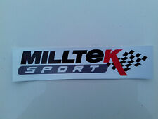 Milltek sport sticker for sale  EDINBURGH