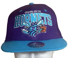 Vintage NBA Charolette Hornets Hat Cap Snap Back Mitchell & Ness Trucker Classic for sale  Shipping to South Africa