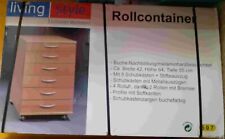 Rollcontainer schubladen buche gebraucht kaufen  Dieringhausen,-Derschlag