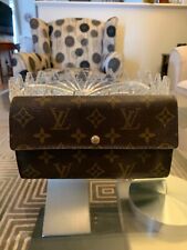 Autêntica carteira bifold longa Louis Vuitton monograma Porte Feuilla Sarah! ! comprar usado  Enviando para Brazil