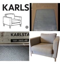 IKEA Karlstad Korndal Średni szary fotel NOWY pokrowiec na krzesło, tweed, obniżka ceny / koledzy! na sprzedaż  Wysyłka do Poland