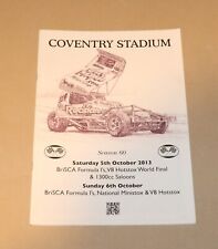 2013 coventry speedweekend for sale  RUGBY