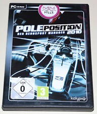 POLE POSITION 2010 - DER RENNSPORT MANAGER - PC CD ROM comprar usado  Enviando para Brazil