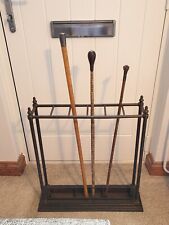 victorian cast iron stick stand for sale  SHEFFORD