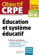 Crpe fiches éducation d'occasion  France