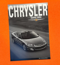 Chrysler sebring cabrio gebraucht kaufen  Friedberg