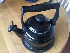 Le Creuset 2.1L Black Whistling Kettle Excellent Condition  for sale  Shipping to South Africa