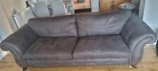 Sofa suede effect for sale  DEREHAM