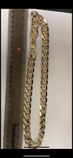 9ct gold curb chain mens for sale  ROYSTON