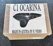 Usado, Ocarina H. Fiehn #C1 (11 furos) feita na Áustria (preto e dourado) comprar usado  Enviando para Brazil