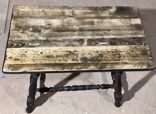 rustic end table solid wood for sale  Las Vegas