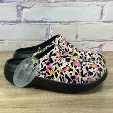 Zuecos OOFOS OOcloog Limited Tiger Lily para mujer 7 cómodos zapatos sin cordones de leopardo, usado segunda mano  Embacar hacia Argentina