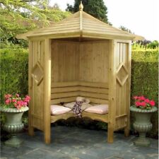 Wooden corner arbour for sale  SMETHWICK