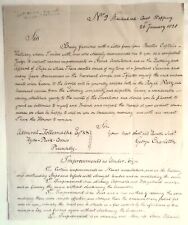 Important 1828 letter for sale  Odessa