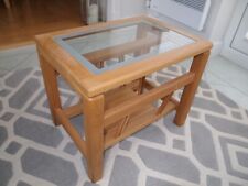 Occaisional wood glass for sale  WORKSOP