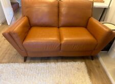Genuine leather sofa for sale  LEICESTER