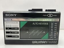 Sony Walkman toca-fitas WM-F18 28 rádio cassete vintage AM/FM comprar usado  Enviando para Brazil