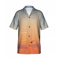 Hawajska koszula z zachodem słońca Full Print, używany na sprzedaż  PL