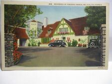 1936 Residencia de Frederick March, Bel-Air Cal Vista rara con buenos autos segunda mano  Embacar hacia Argentina