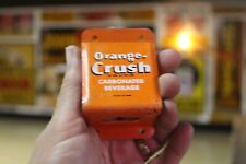 RARE 1950s DRINK ORANGE CRUSH DEALER PAINTED METAL BOTTLE OPENER SIGN SODA, used for sale  Shipping to South Africa