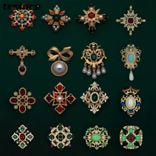 Elegante Joyería Antigua Vintage Broche Broche Pin Para Mujer Traje Broche Solapa Noble segunda mano  Embacar hacia Mexico