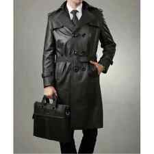Black leather trench for sale  Sacramento