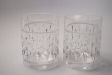 2/Pair Ralph Lauren Aston Double Old Fashioned Rocks Crystal Whiskey Glass RLL for sale  Shipping to South Africa