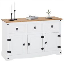 Corona White Sideboard 3 Door 3 Drawer Large - Mexican Solid Pine for sale  Shipping to South Africa