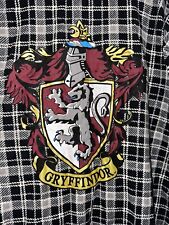 Camisa xadrez Harry Potter Gryffindor Crest cinza feminina tamanho 12 usada muito boa qualidade comprar usado  Enviando para Brazil