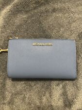 Carteira feminina Michael Kors azul (mais escura em pessoa) comprar usado  Enviando para Brazil