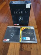 The Elder Scrolls V Skyrim EB Exclusive Collectors Edition And Oblivion PS3  comprar usado  Enviando para Brazil