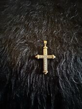 Gold cross small for sale  SWANSEA