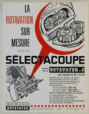 Prospectus brochure rotavator d'occasion  Auneau