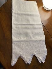Asciugamano lino bianco usato  Italia