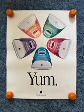Vintage 1999 Apple iMac Yum Think Different Poster, used for sale  Shipping to South Africa