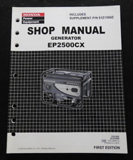 Used, GENUINE HONDA 2500 EP2500CX GENERATOR SERVICE REPAIR SHOP MANUAL NICE for sale  Shipping to South Africa