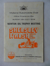 1978 shelsley walsh for sale  NOTTINGHAM