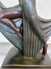 bronze lady lamp for sale  NORWICH