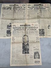 world war 2 newspaper for sale  UK