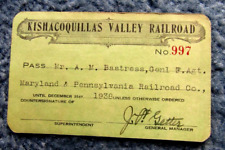 Kishacoquillas valley railroad for sale  Ellicott City