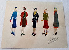 Watercolor ladies fashion for sale  Bedford