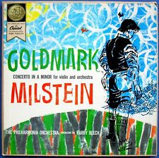 NATHAN MILSTEIN - CONCERTO PARA VIOLINO GOLDMARK - BLECH 1Ed Capitol PAO 8414 Mono EX+ comprar usado  Enviando para Brazil