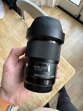 Sigma 20mm Prime Lens f/1.4 DG HSM Art for Canon (EF Mount) Read Description for sale  Shipping to South Africa