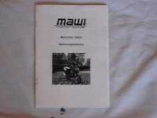 Mawi motorcycle handbuch gebraucht kaufen  Ellwangen