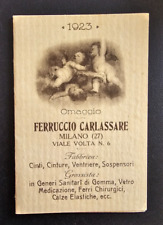 Antico calendarietto pubblicit usato  Italia