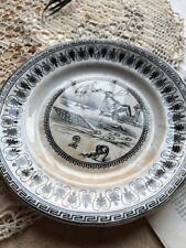 Antique transferware plate for sale  STOWMARKET