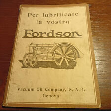 Fordson per lubrificare for sale  Shipping to Ireland