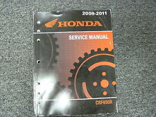 2009 2010 2011 Honda CRF450R Motocross Motorcycle Shop Service Repair Manual til salgs  Frakt til Norway