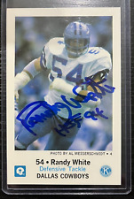 Randy white signed for sale  Palm Harbor