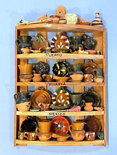 Used, Vintage Mexican Folk Art  Doll House Miniature Furniture Pottery Wall Display for sale  Shipping to South Africa